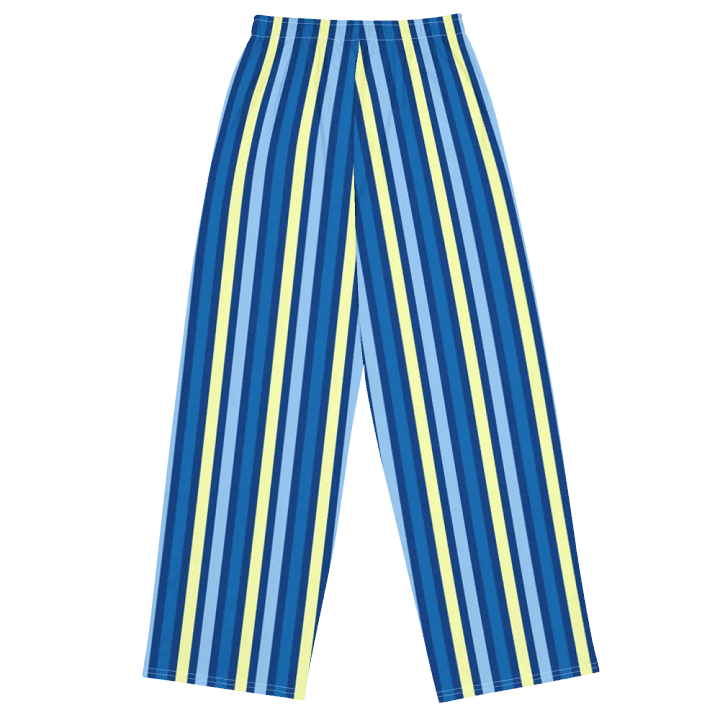Blue Stripe Wide-Leg Pants product image (2)