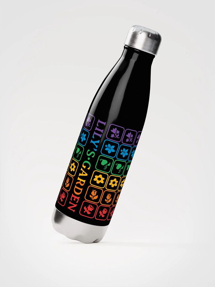 Lily’s Garden - Rainbow Stainless Steel Water Bottle product image (2)
