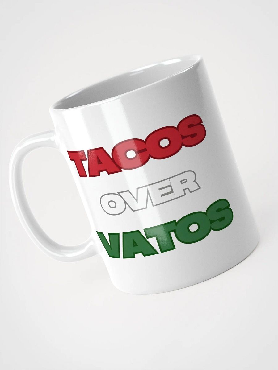 TACOS OVER VATOS white Mug product image (9)