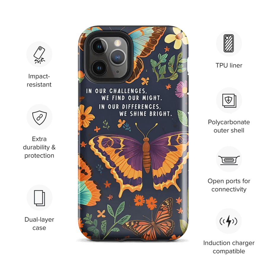 In Our Challenges We Find Might iPhone® Tough Case product image (3)