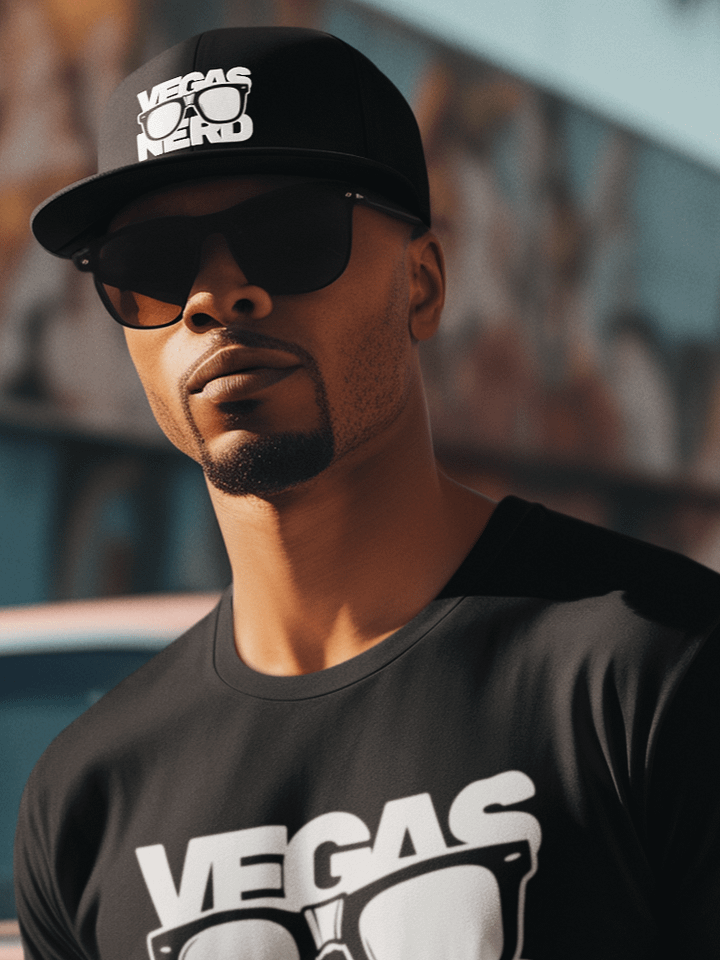 VEGAS NERD Embroidered Classic DAD HAT product image (1)