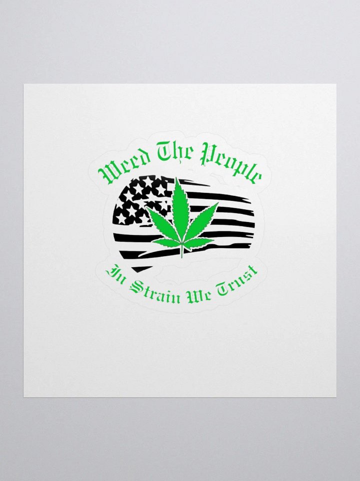 Weed The People Sticker BG product image (1)