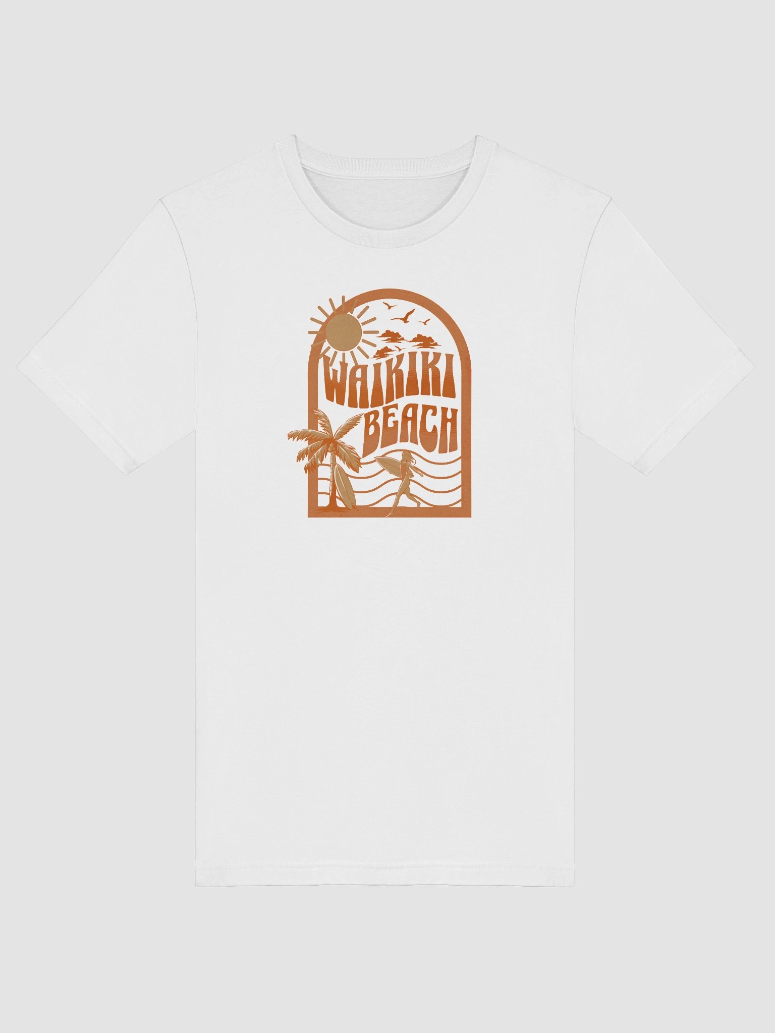 Waikiki Beach Tee Shirt product image (3)