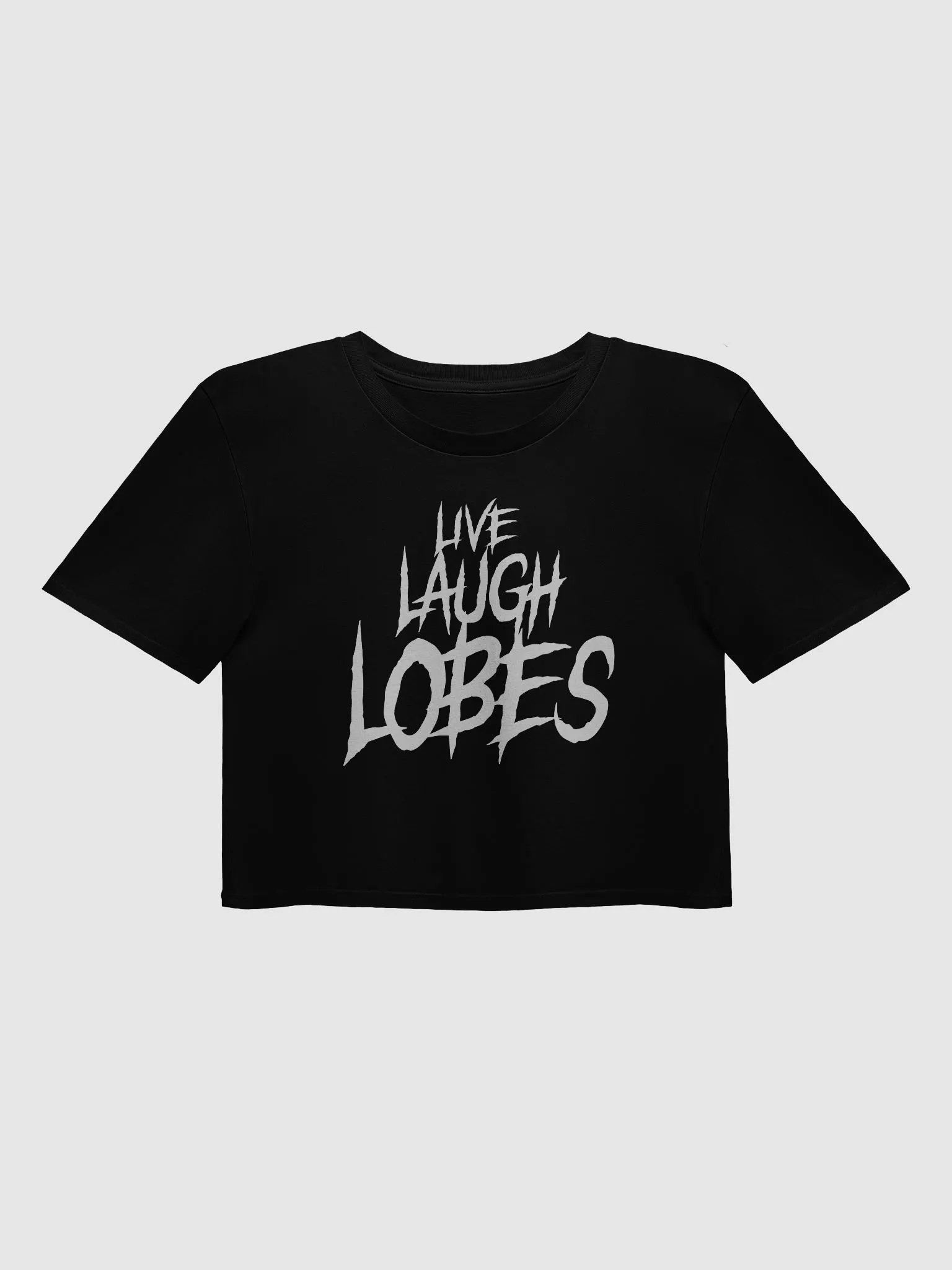 LIVE LAUGH LOBES 🐰 crop top product image (1)
