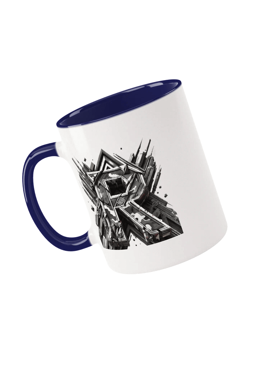 Mechanical Camo Letter R Ceramic Mug product image (25)