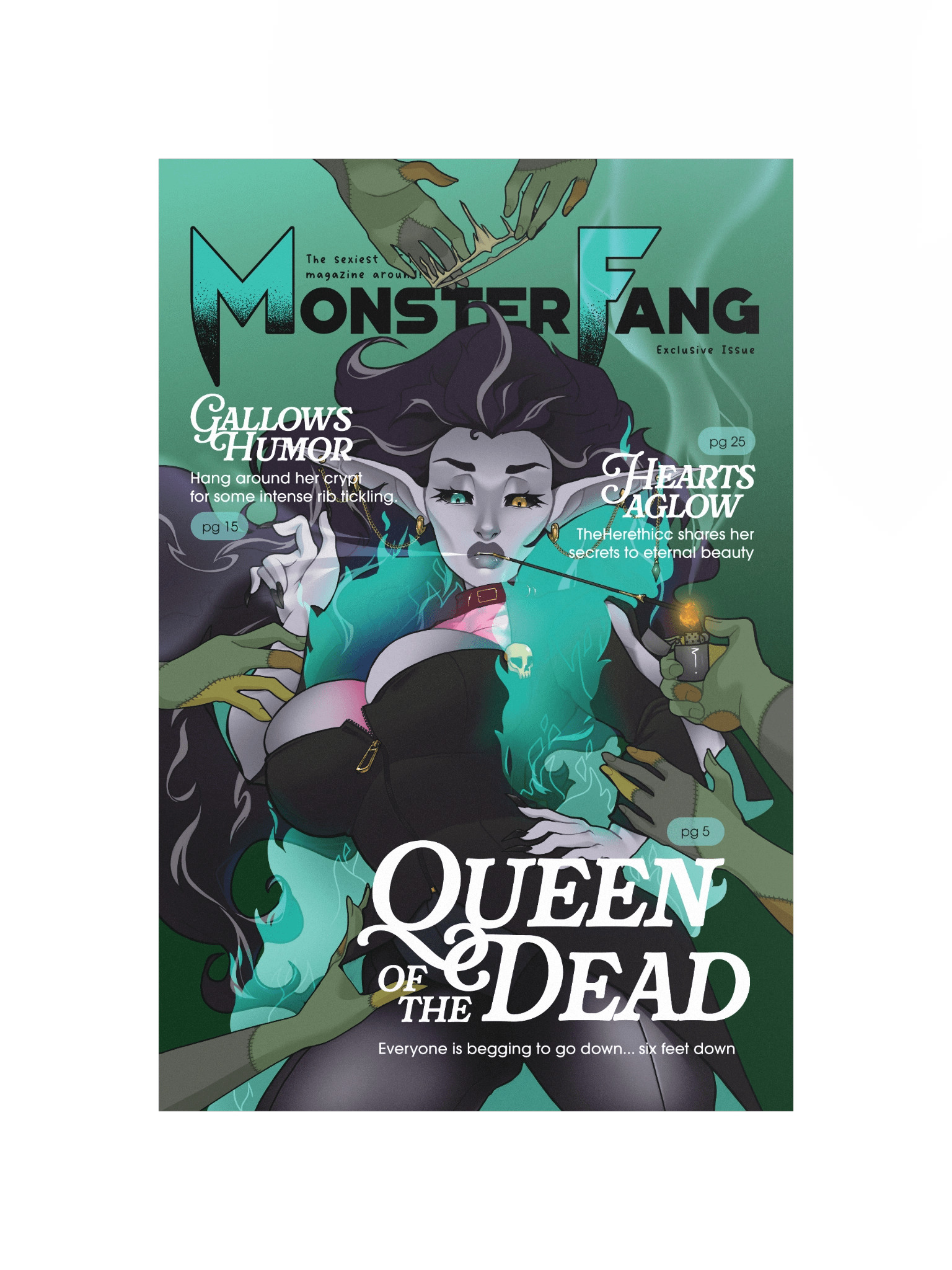 Thicc MonsterFang Queen Edition Print product image (4)