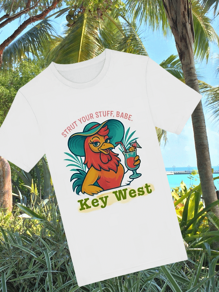 Key West Strut Your Stuff, Babe Ultra-Soft Rooster Tee product image (1)