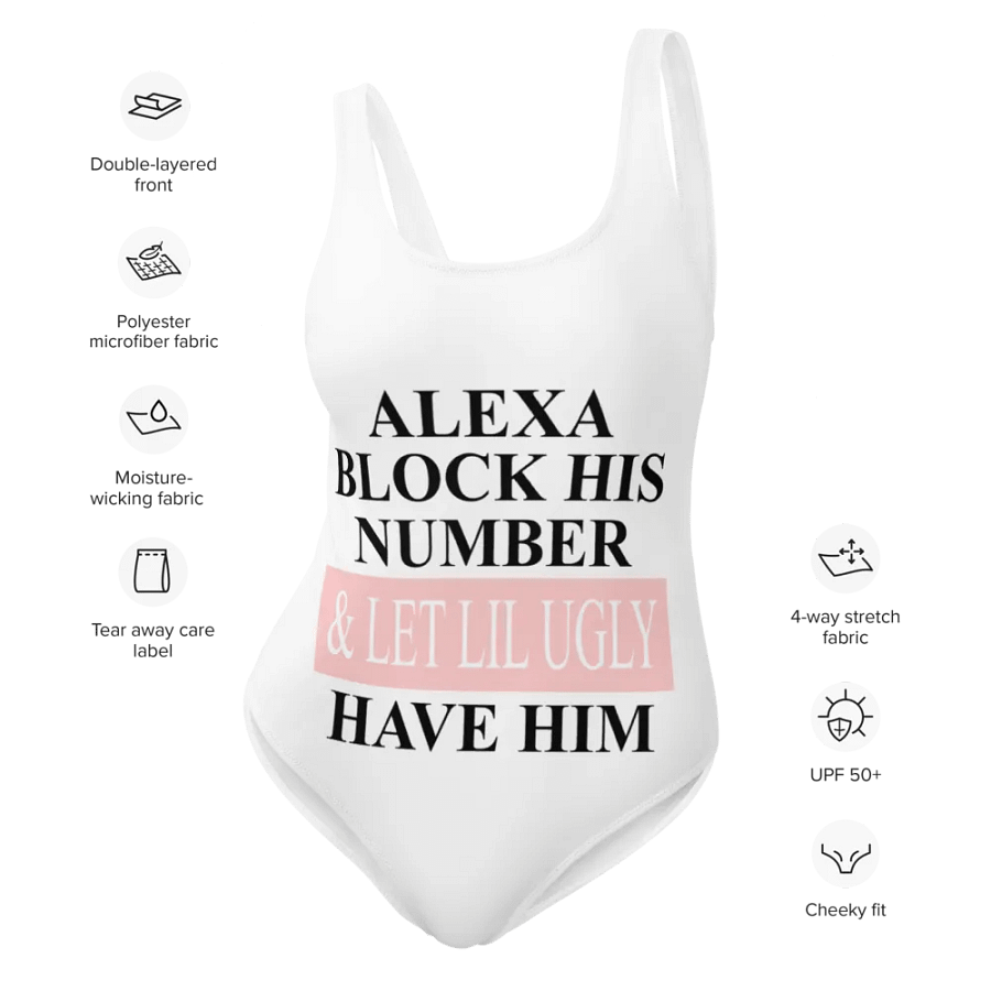 'Alexa, Block His Number' All-Over Swimsuit product image (9)