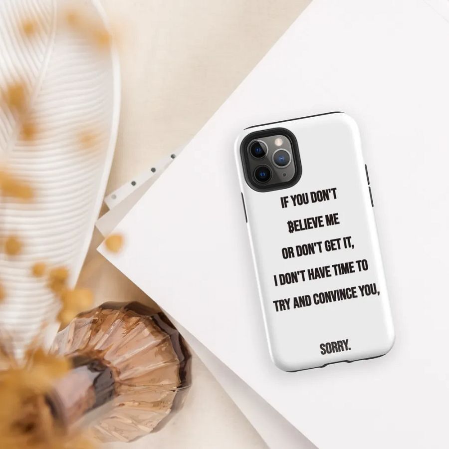 SATOSHI Quote - iPhone Tough Case product image (5)