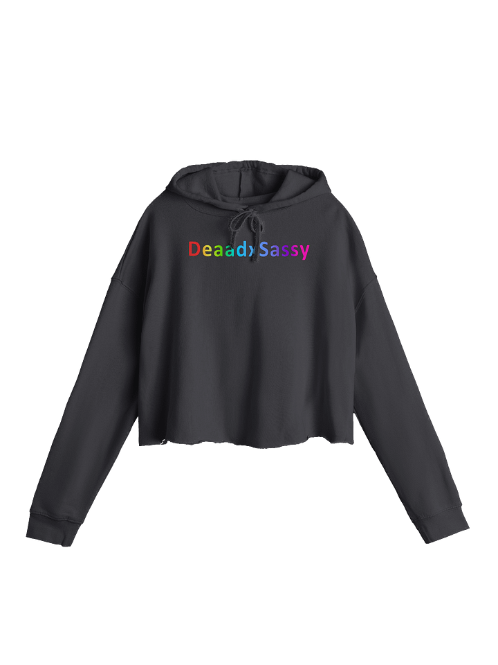 Crop Hoodie - DeaadxSassy Rainbow product image (1)