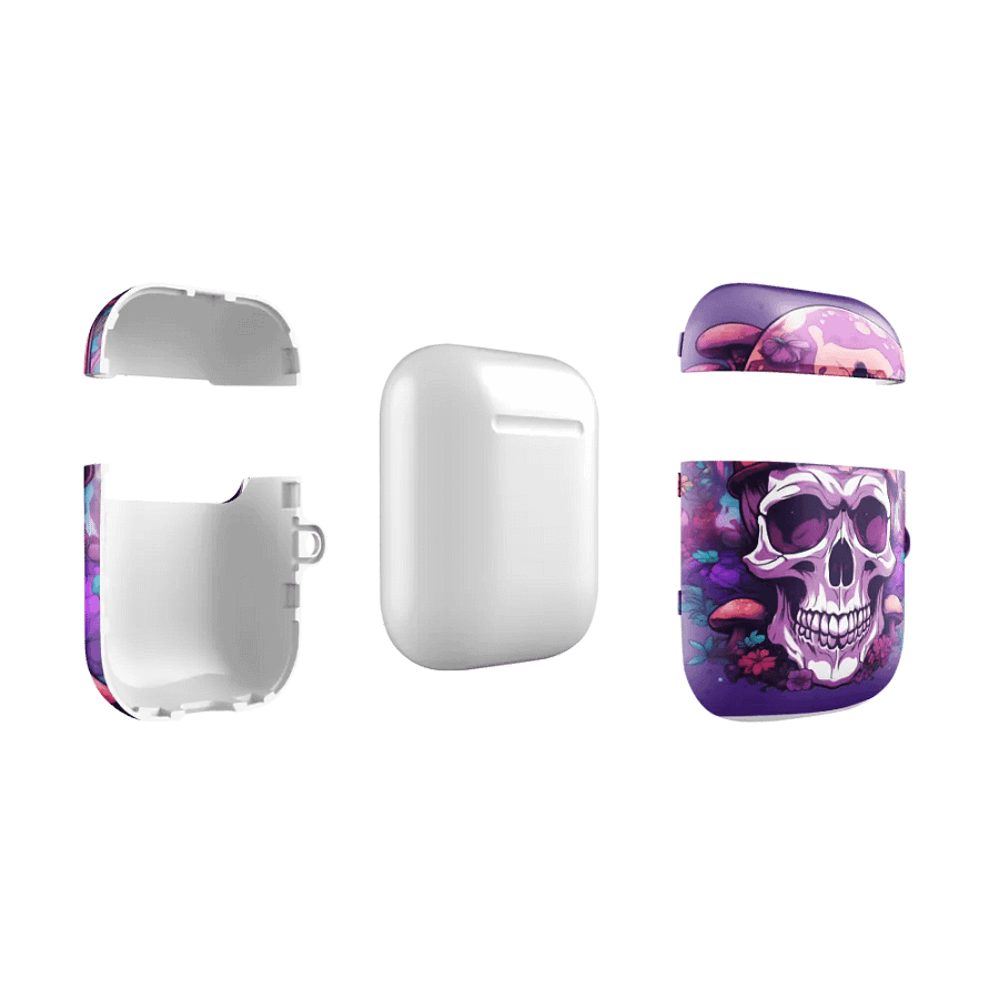 Psychedelic Mushroom Skull AirPods® Case product image (7)