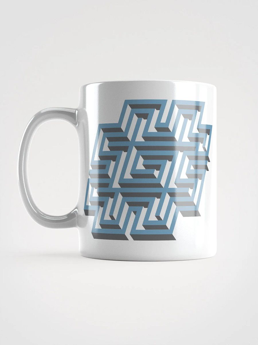 Hashtag Maze Mug (White) product image (17)