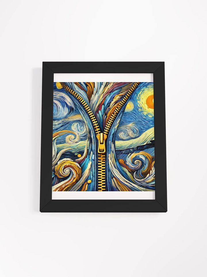 🎸 Rolling Stones Sticky Fingers – Van Gogh-Inspired Framed Print product image (1)