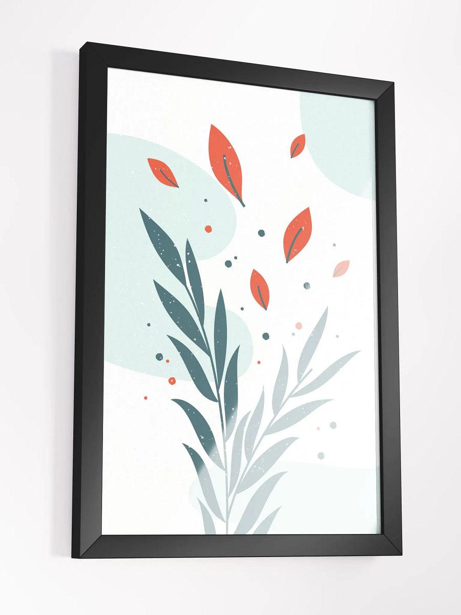 Abstract Botanical Bliss Framed Poster product image (15)