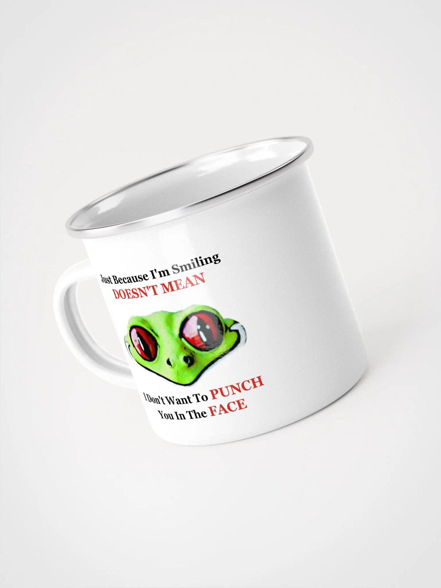 I'm Smiling Enamel Mug product image (4)