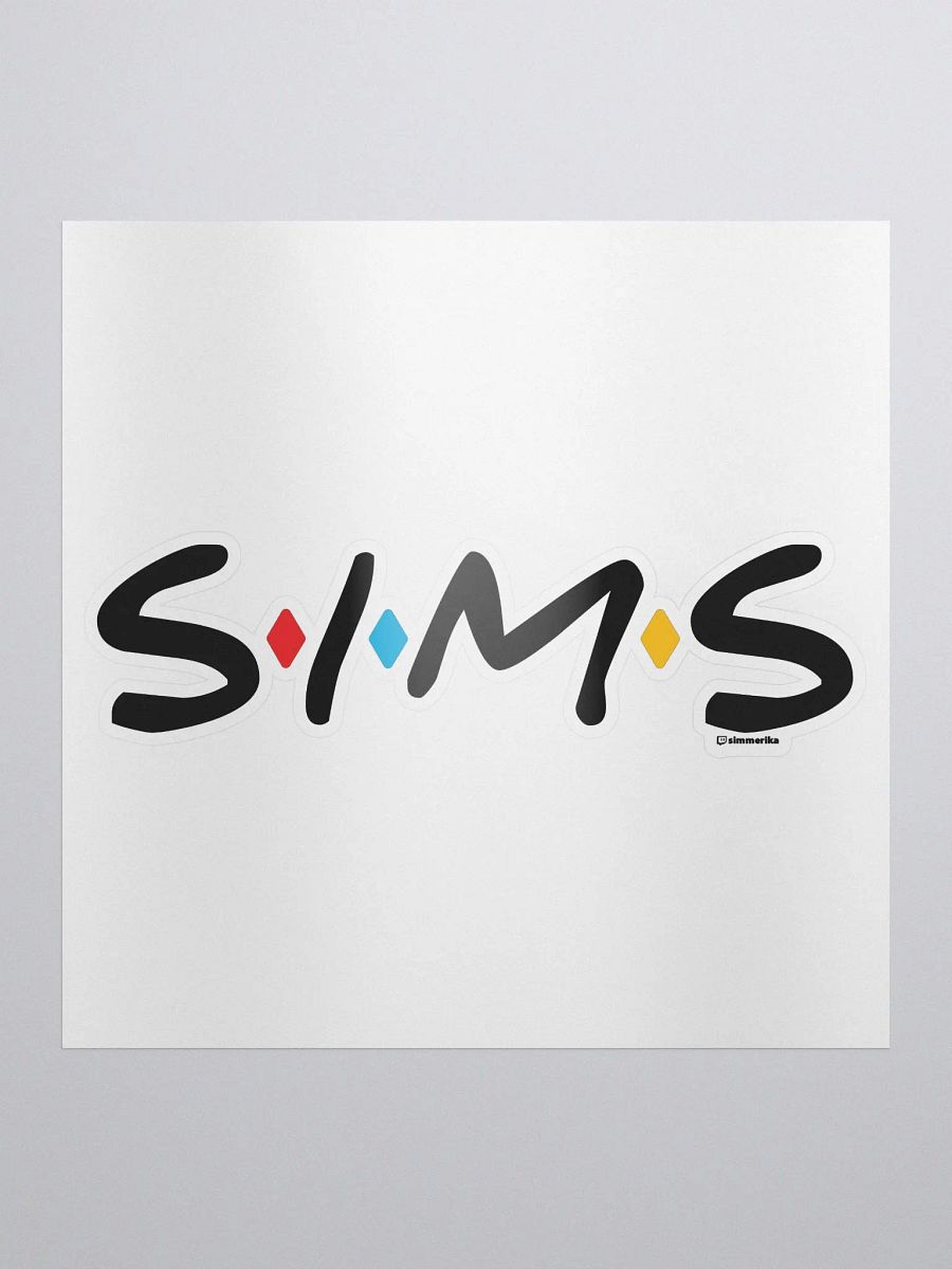 Sims Friends Style Sticker product image (1)