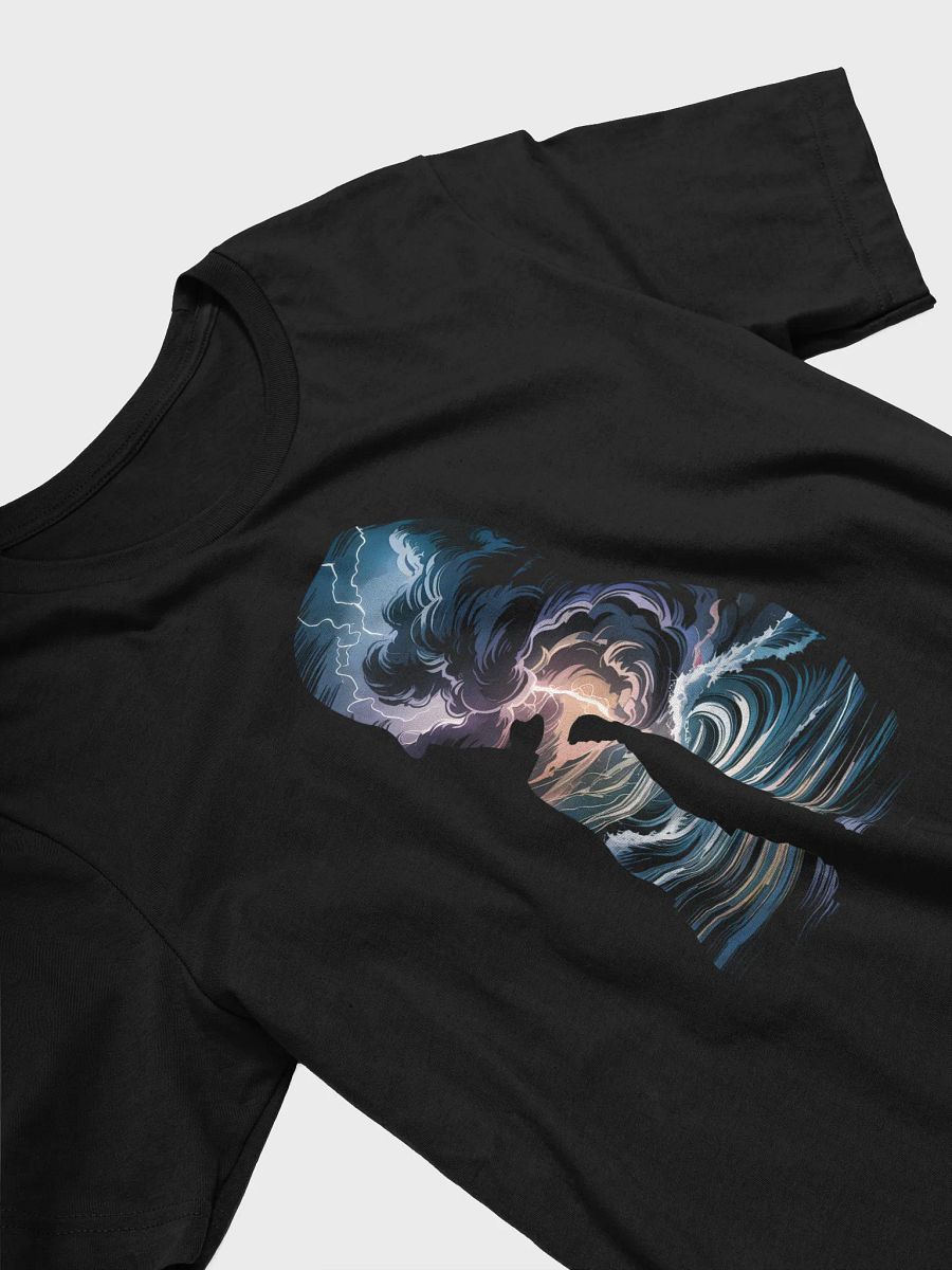 Storm Within Graphic Tee | Mental Resilience Abstract Art Design product image (3)