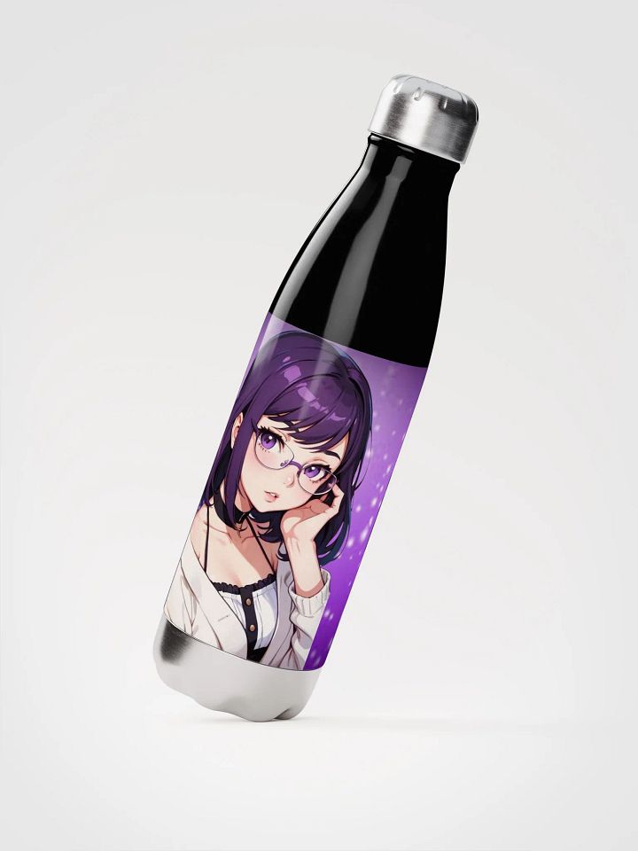 (Purple WAIFU) K Stainless Steel Water Bottle product image (2)