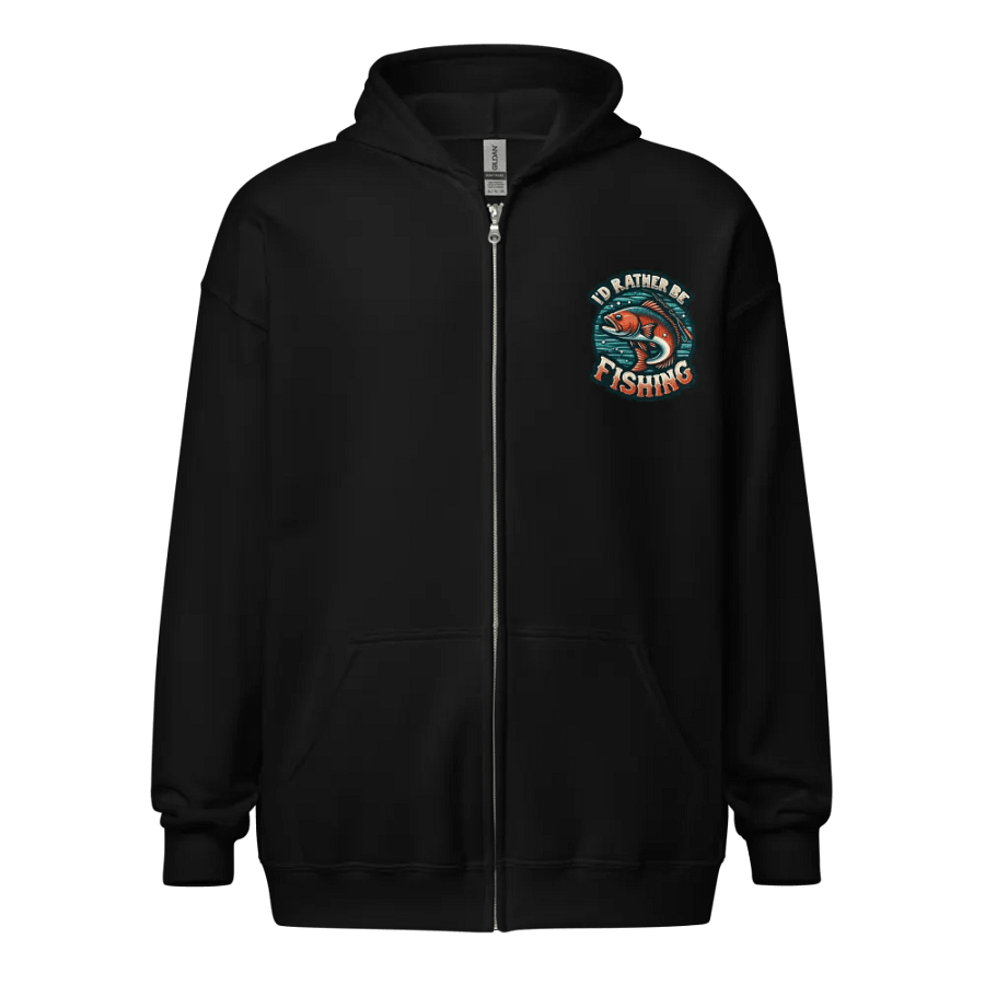 I'd Rather Be Fishing Printed Hoodie product image (1)
