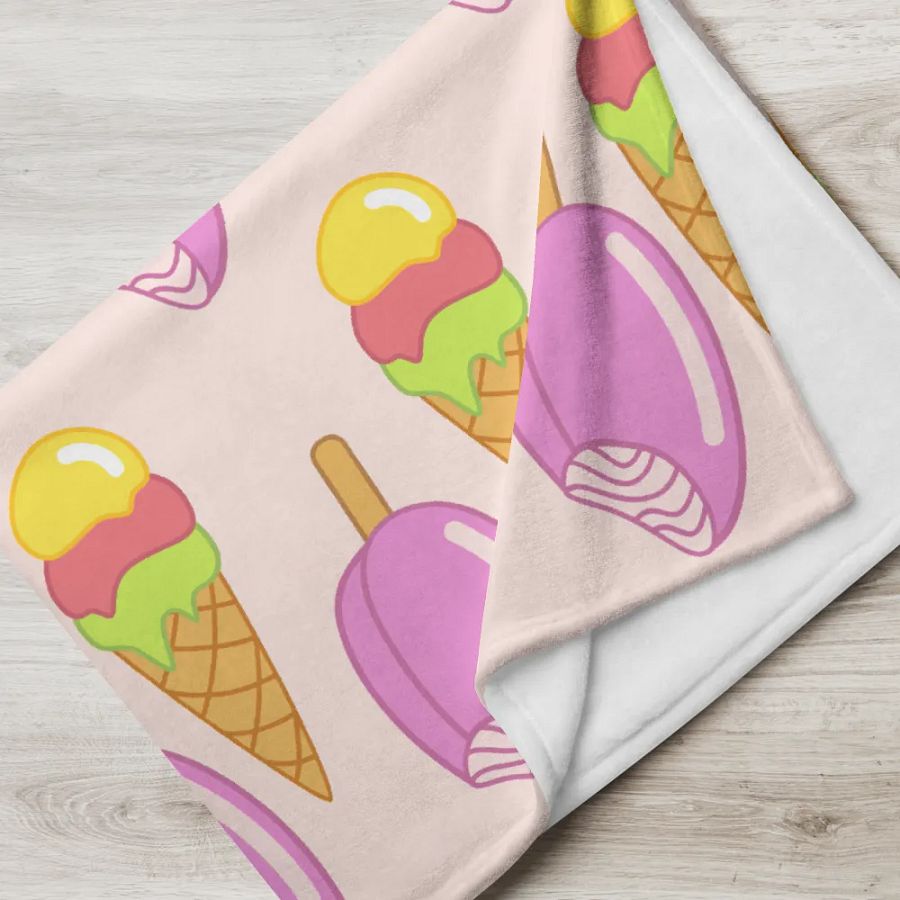 Ice Cream Throw Blanket product image (5)