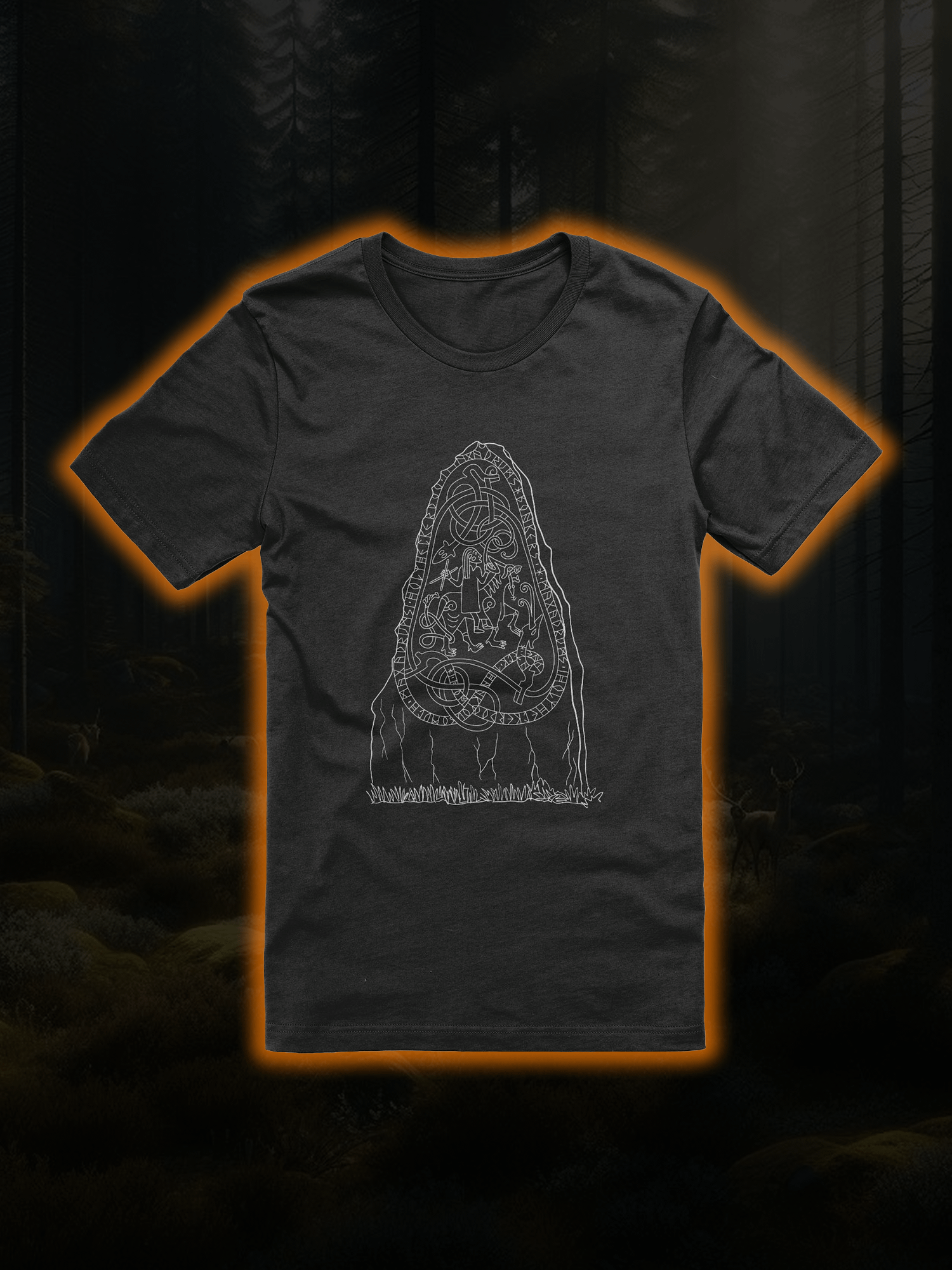 LEGEND OF MAXA RUNE - WHITE FULL RUNE OUTLINE (FRONT) product image (1)