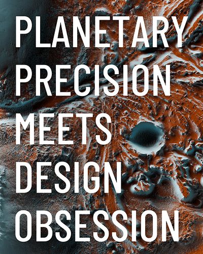 🔴 Discover Mars. Wear the future.
Where cartography meets cosmos.
Detailed maps of the Martian surface – now on wearable art....
