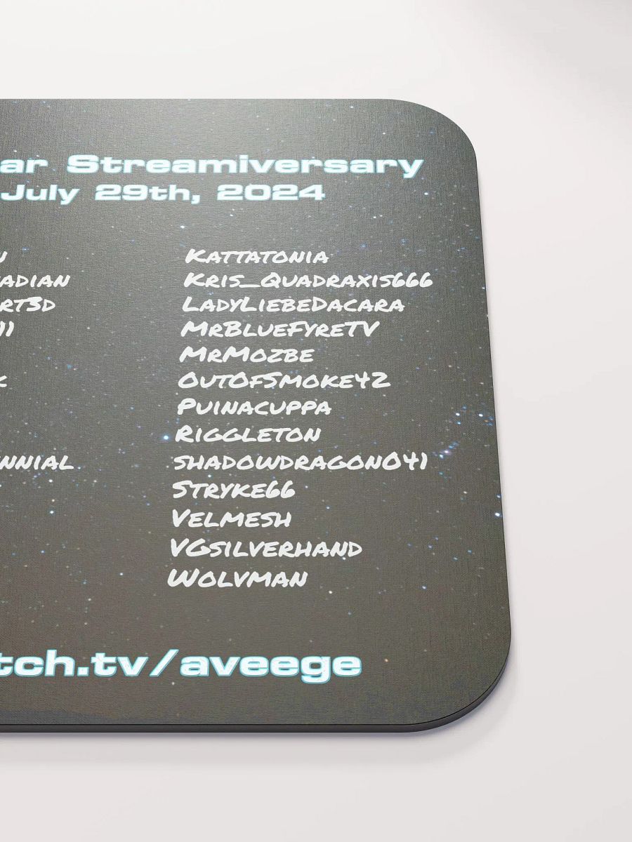 5yr Streamiversary Mousepad product image (5)