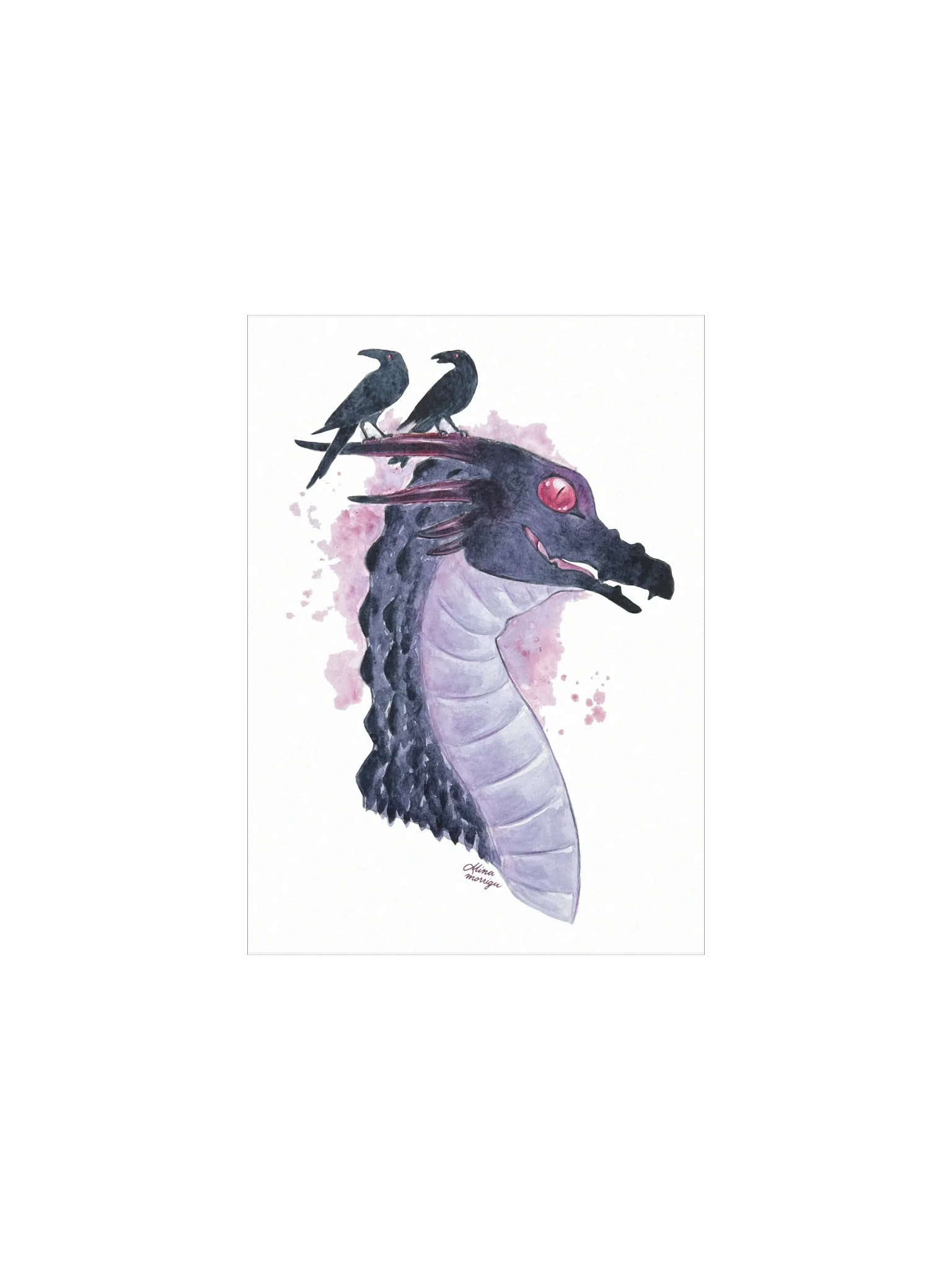 Dragon And Crows Print product image (1)