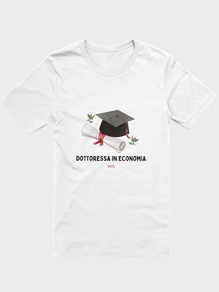 Maglietta regalo laureata in economia 2025 - Donna product image (1)