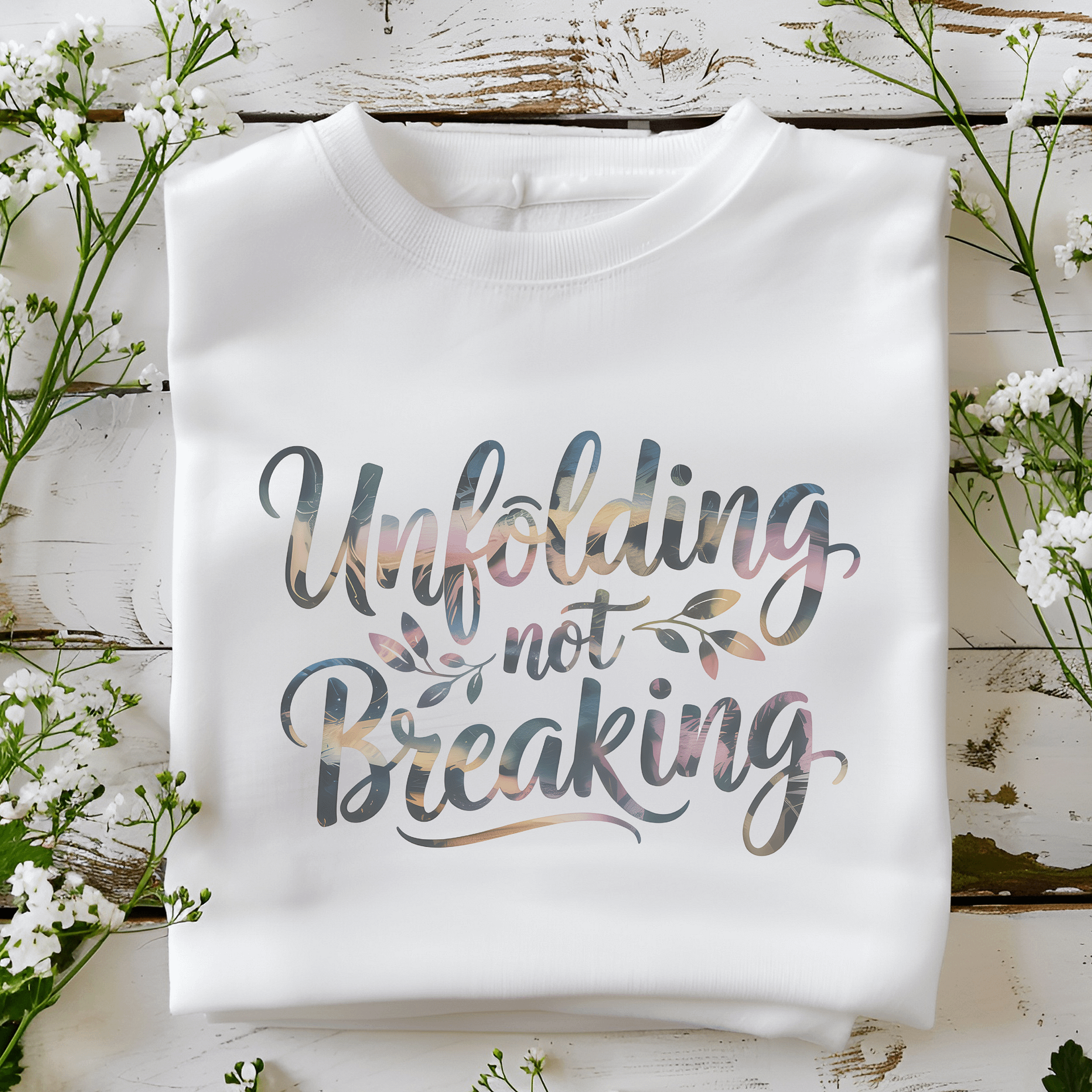 Unfolding Not Breaking, Mental Health png, Motivational Png, Positive Png, Mental Health Matter Png, Be Yourself Png, Positive Vibes Gift product image (4)