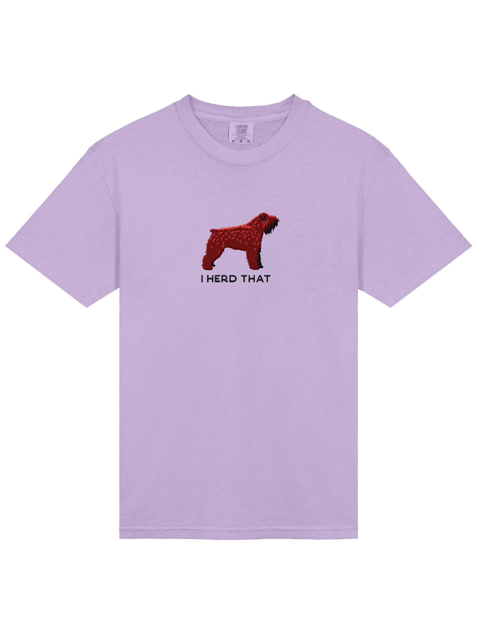 I Herd That T-Shirt(Embroidered) of a Bouvier des Flandres(Red) product image (33)
