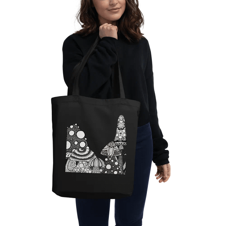 Whimsical Mushroom Tote Bag product image (2)