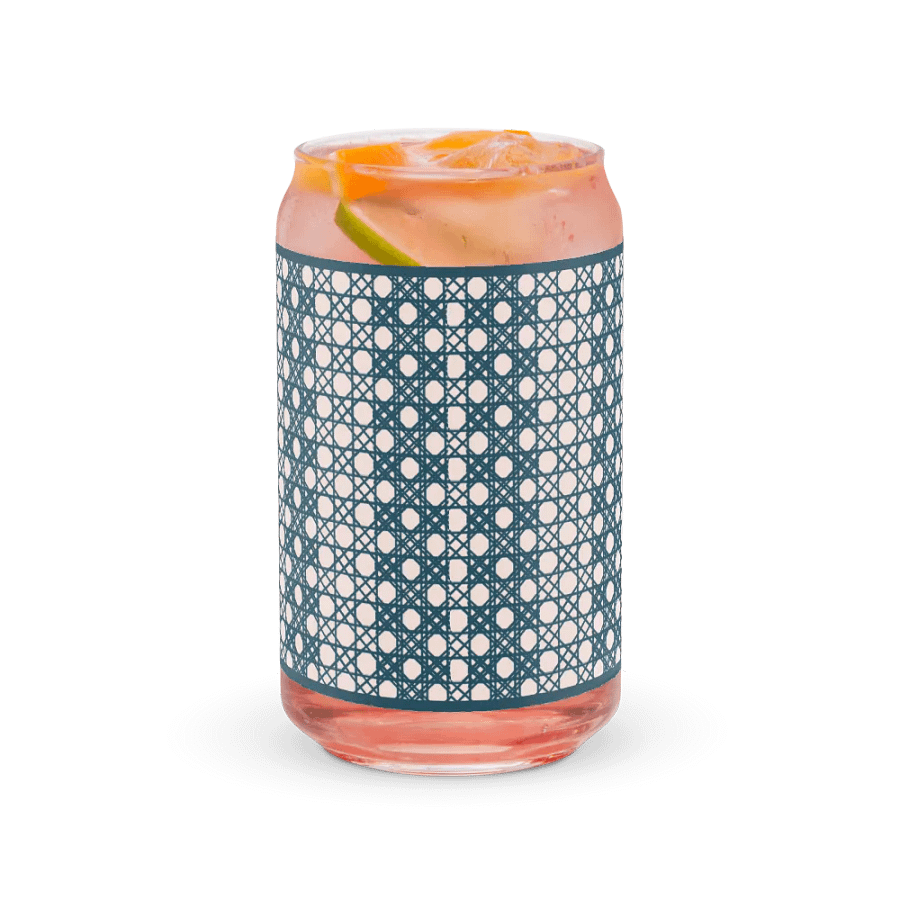 Le Rose Blue Monogram N Can-Shaped Glass product image (7)
