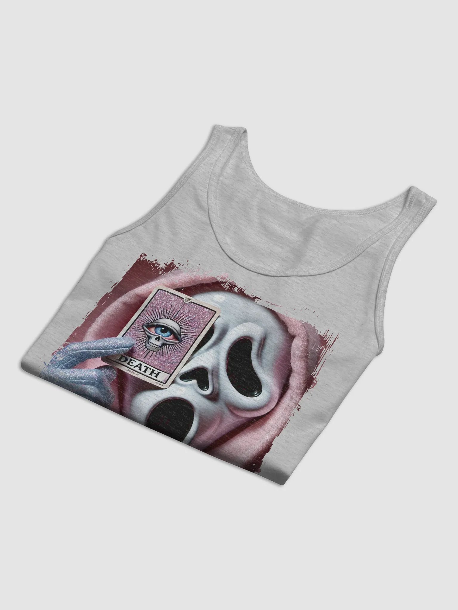 Ghostface Death Tarot Card Unisex Tank-Top product image (8)