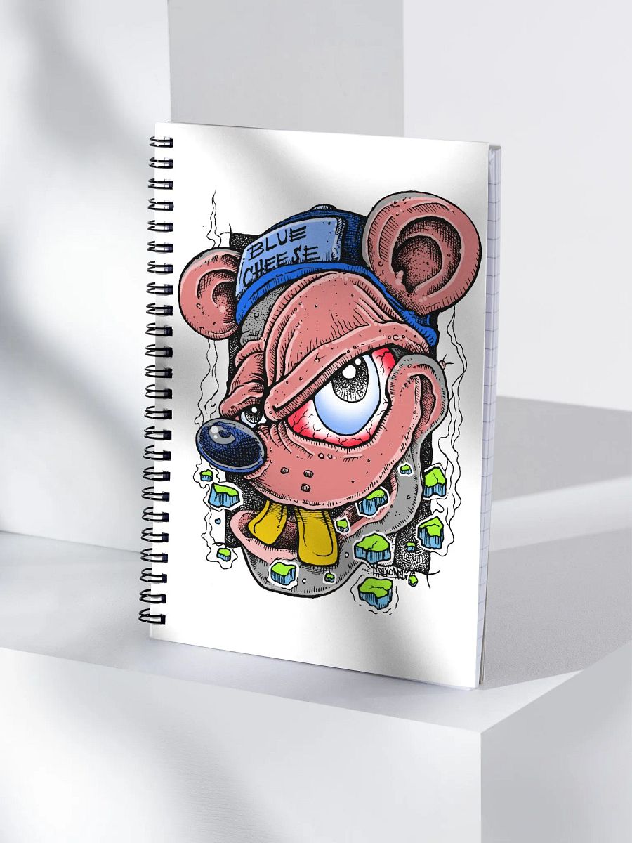 BlueCheese Spiral Notebook product image (4)