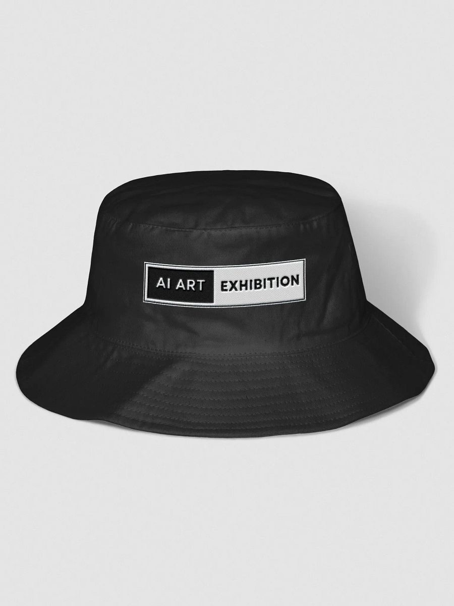 Black "AI Art Exhibition" Flexfit Bucket Hat product image (1)