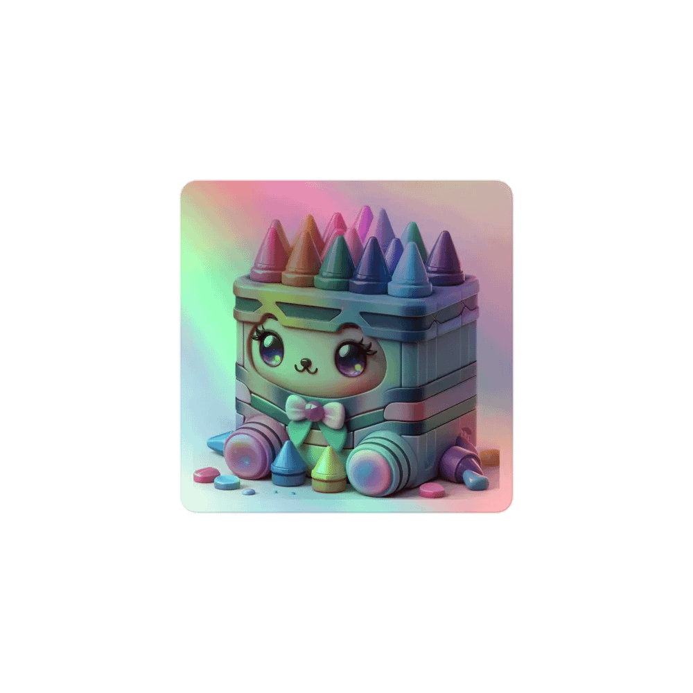 Colorful Crayon Sticker product image (1)