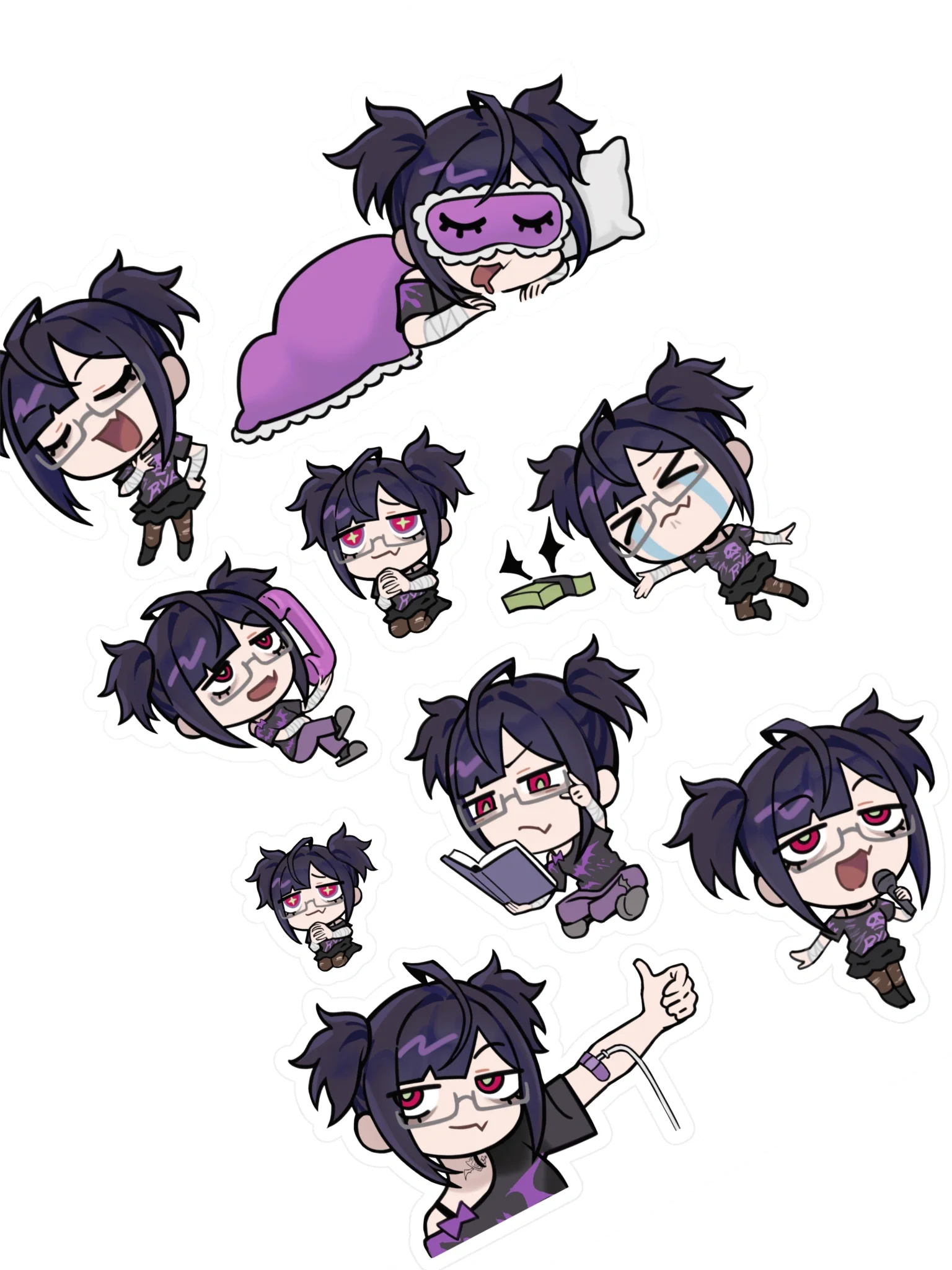 Many Phases of Rye Sticker Sheet product image (1)