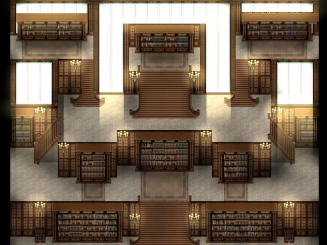 KR Dark Academia Library Tileset with Study for RPGs product image (4)