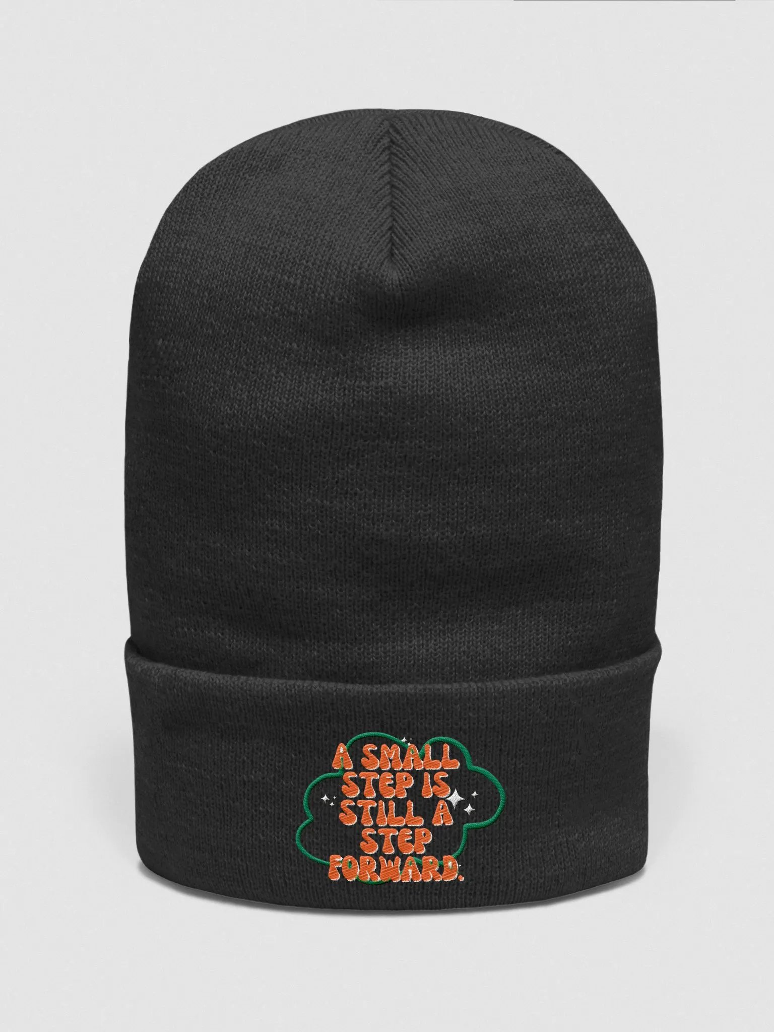 Yupoong Cuffed Beanie - A small step... product image (4)
