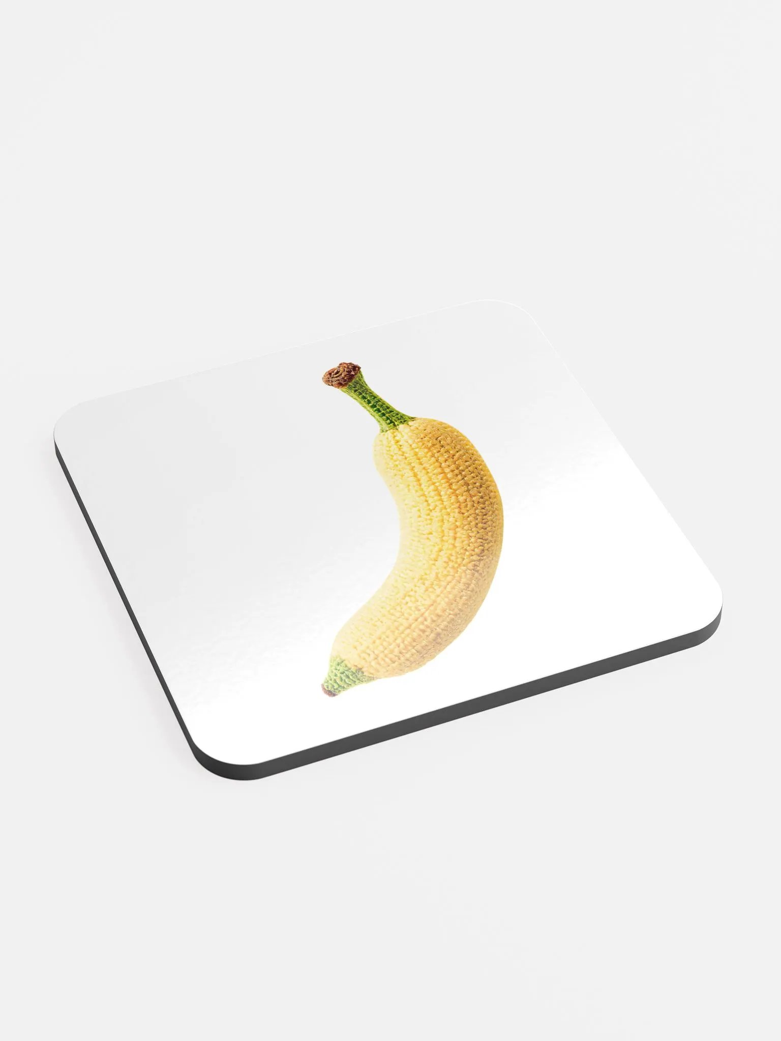 CozyAvocado Glossed Cork Coaster Banana #1 product image (2)