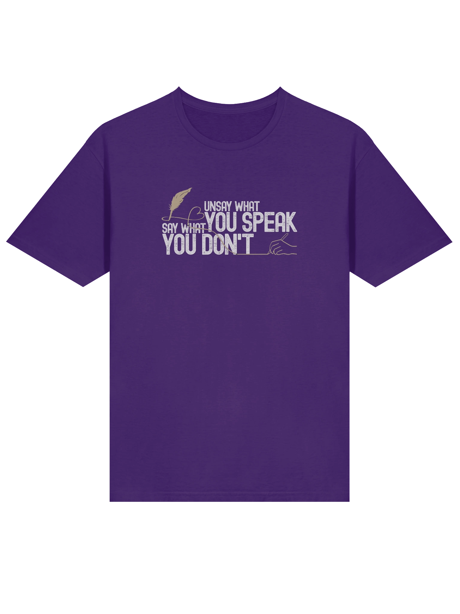 The Power Of Wisdom T-Shirt | Unsay What You Speak, Say What You Don't Design | Gildan Softstyle Tee product image (4)