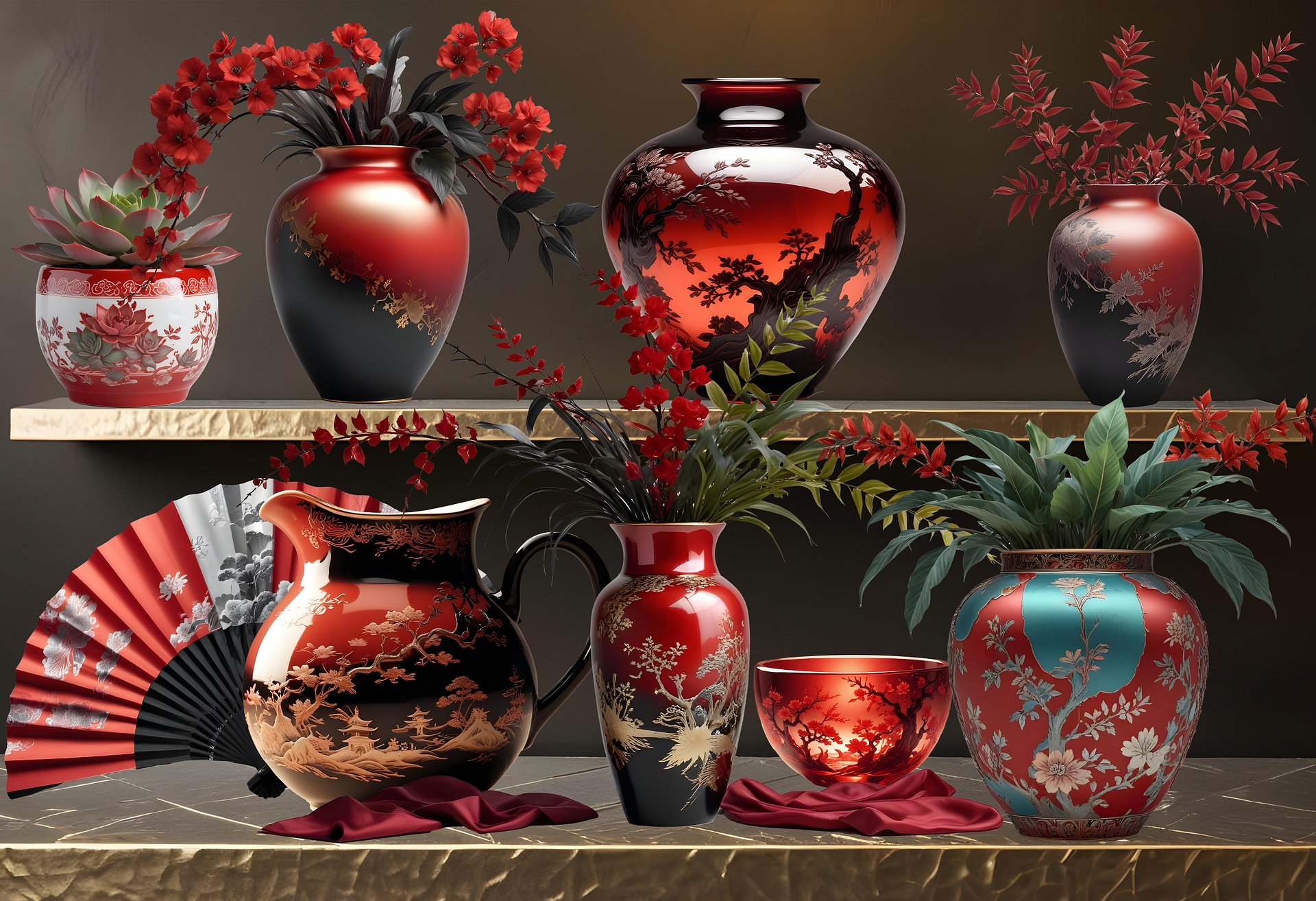 Chinese New Year Decoration Pack – 50 Objects, PNG product image (1)