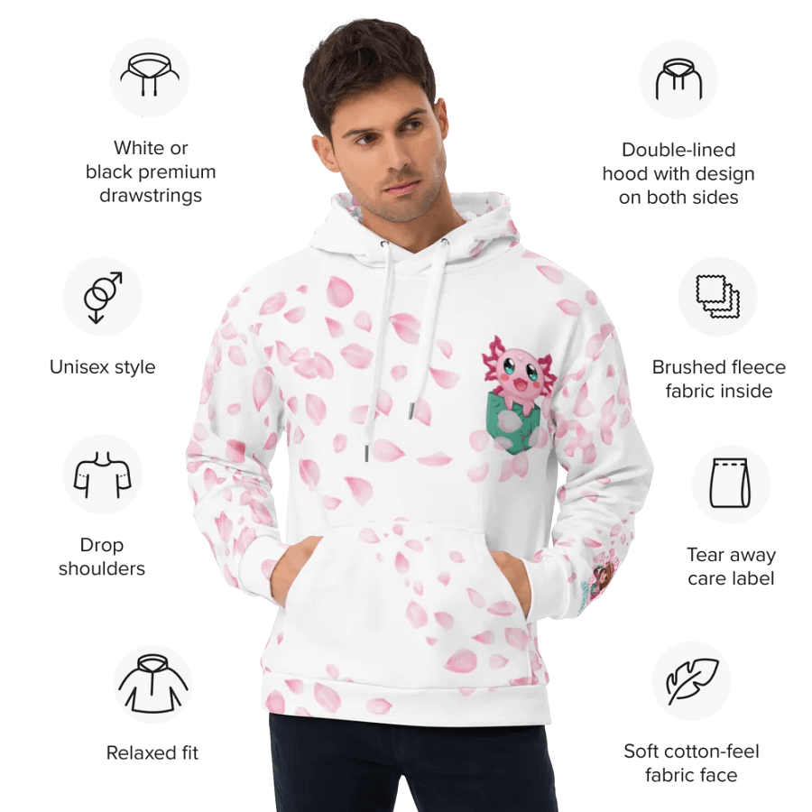 ChitChat Cherry Blossom Chaos Unisex Hoodie product image (5)