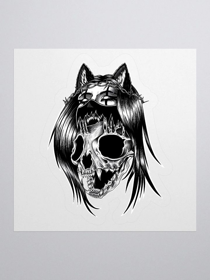 Metal Skull n' Bones Sticker product image (3)