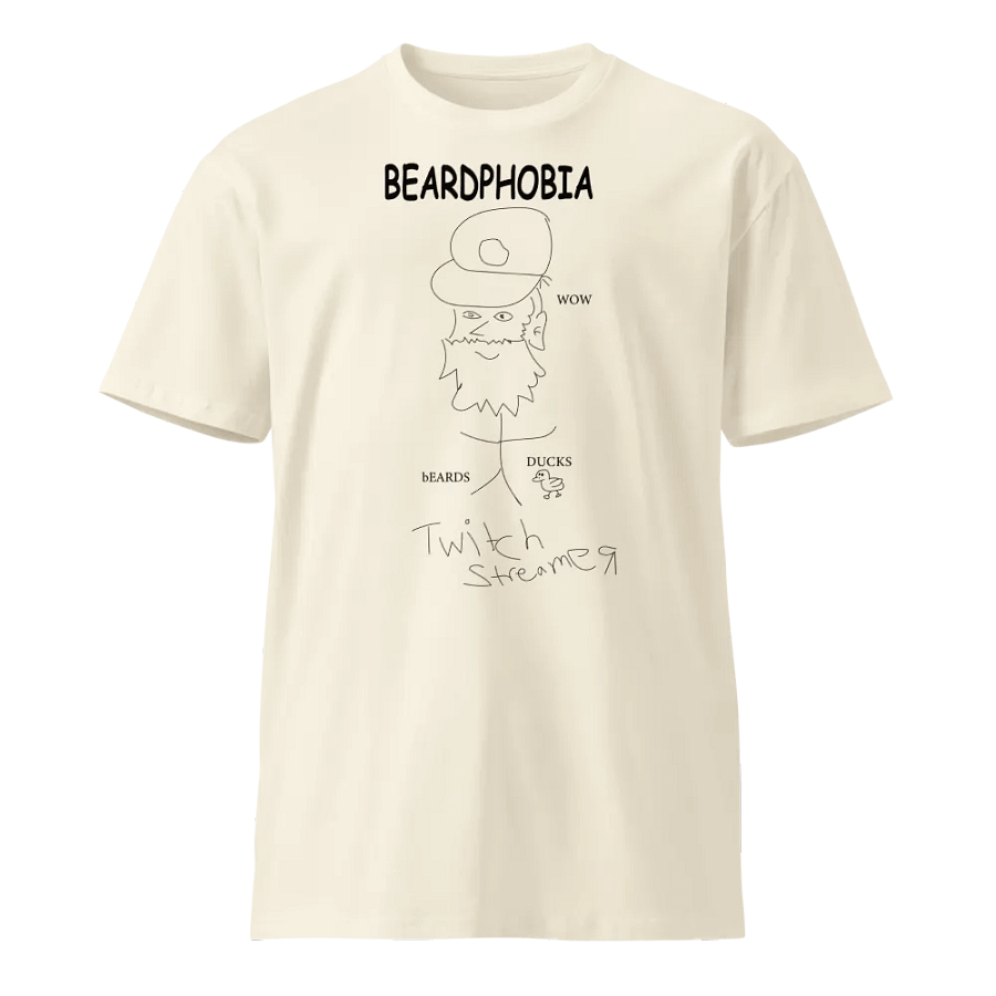 bEARDpHOBIA twitch streamr t-shirt product image (1)
