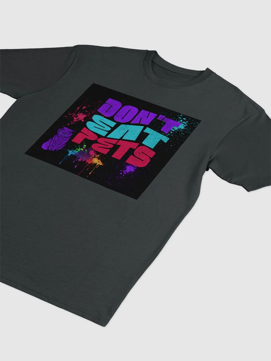don't eat pets, Colorful Cat Typography Tee product image (3)