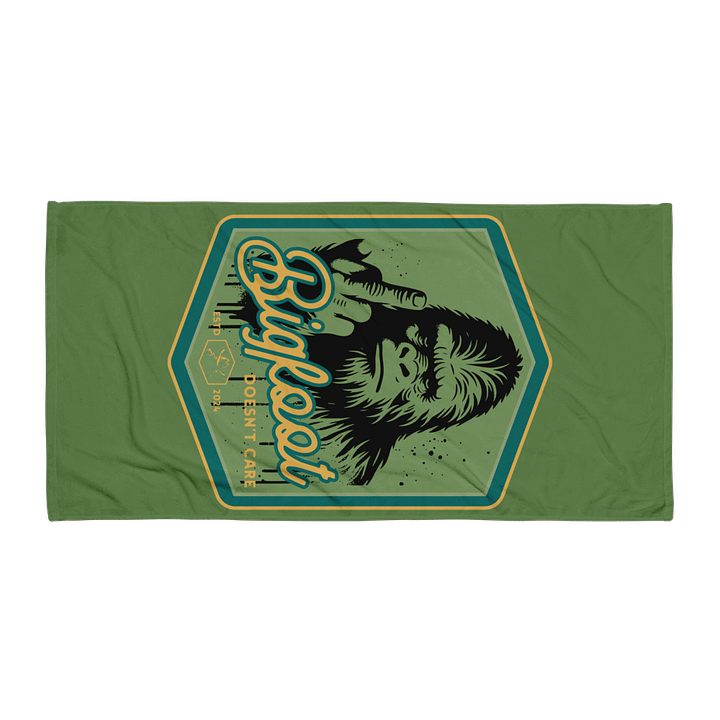 Vintage Bigfoot Gesture Towel product image (1)