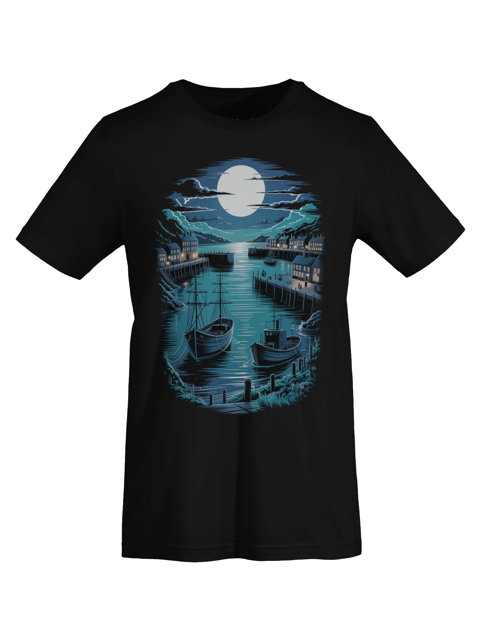 Moonlight Harbour T-Shirt product image (7)