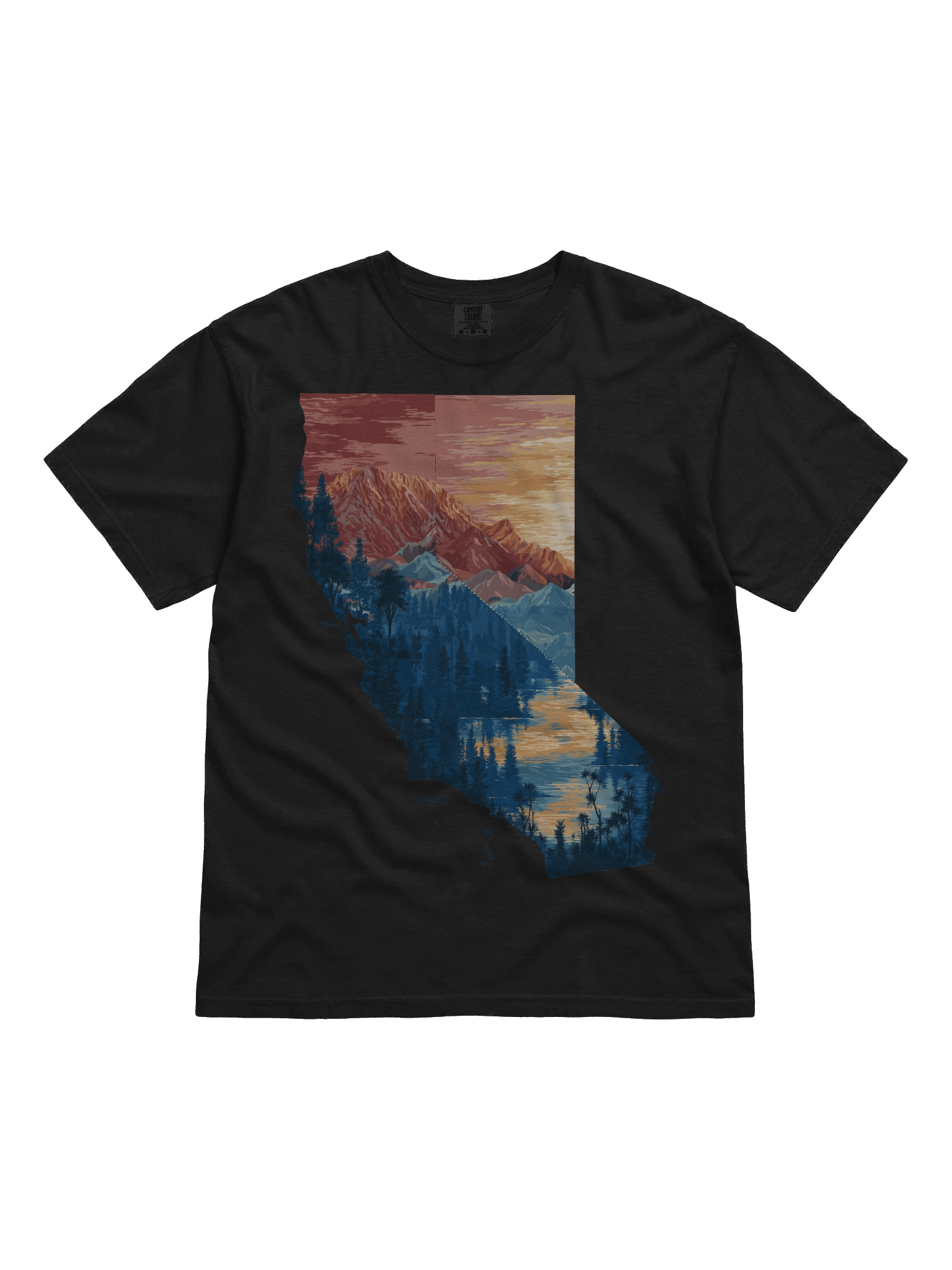 Golden Horizons – California Landscape Tee product image (5)